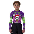 Joker Jokes on You Christmas Kids Rash Guard