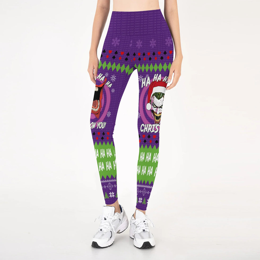 Joker Jokes on You Christmas Leggings