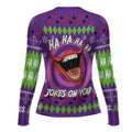 Joker Jokes on You Christmas Rash Guard