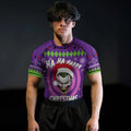 Joker Jokes on You Christmas Rash Guard