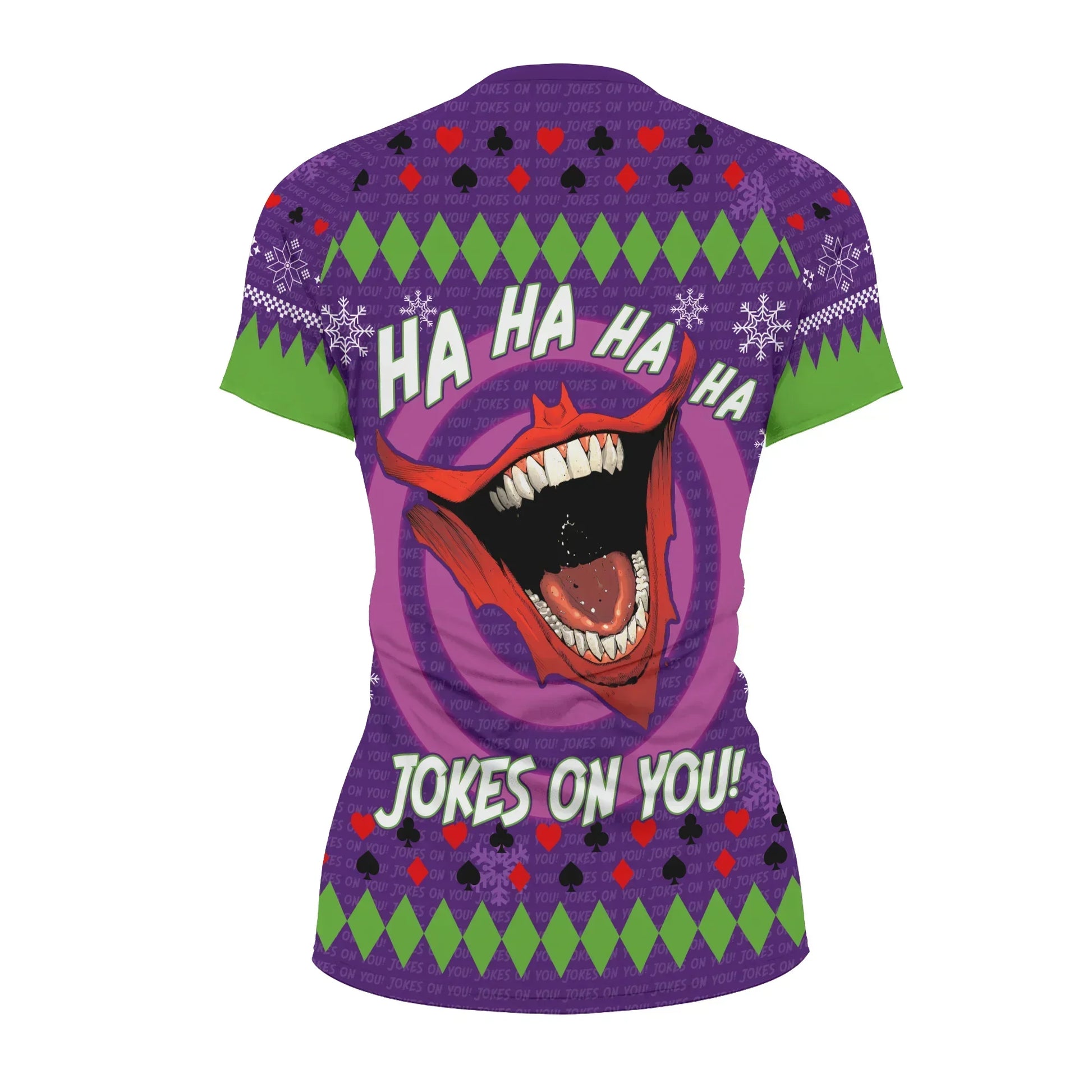 Joker Jokes on You Christmas Rash Guard