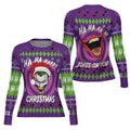 Joker Jokes on You Christmas Rash Guard
