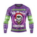 Joker Jokes on You Christmas Rash Guard