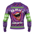 Joker Jokes on You Christmas Rash Guard
