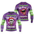 Joker Jokes on You Christmas Rash Guard