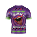 Joker Jokes on You Christmas Rash Guard