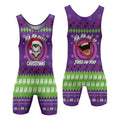 Joker Jokes on You Christmas Wrestling Singlet
