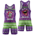 Joker Jokes on You Christmas Wrestling Singlet
