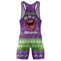Joker Jokes on You Christmas Wrestling Singlet