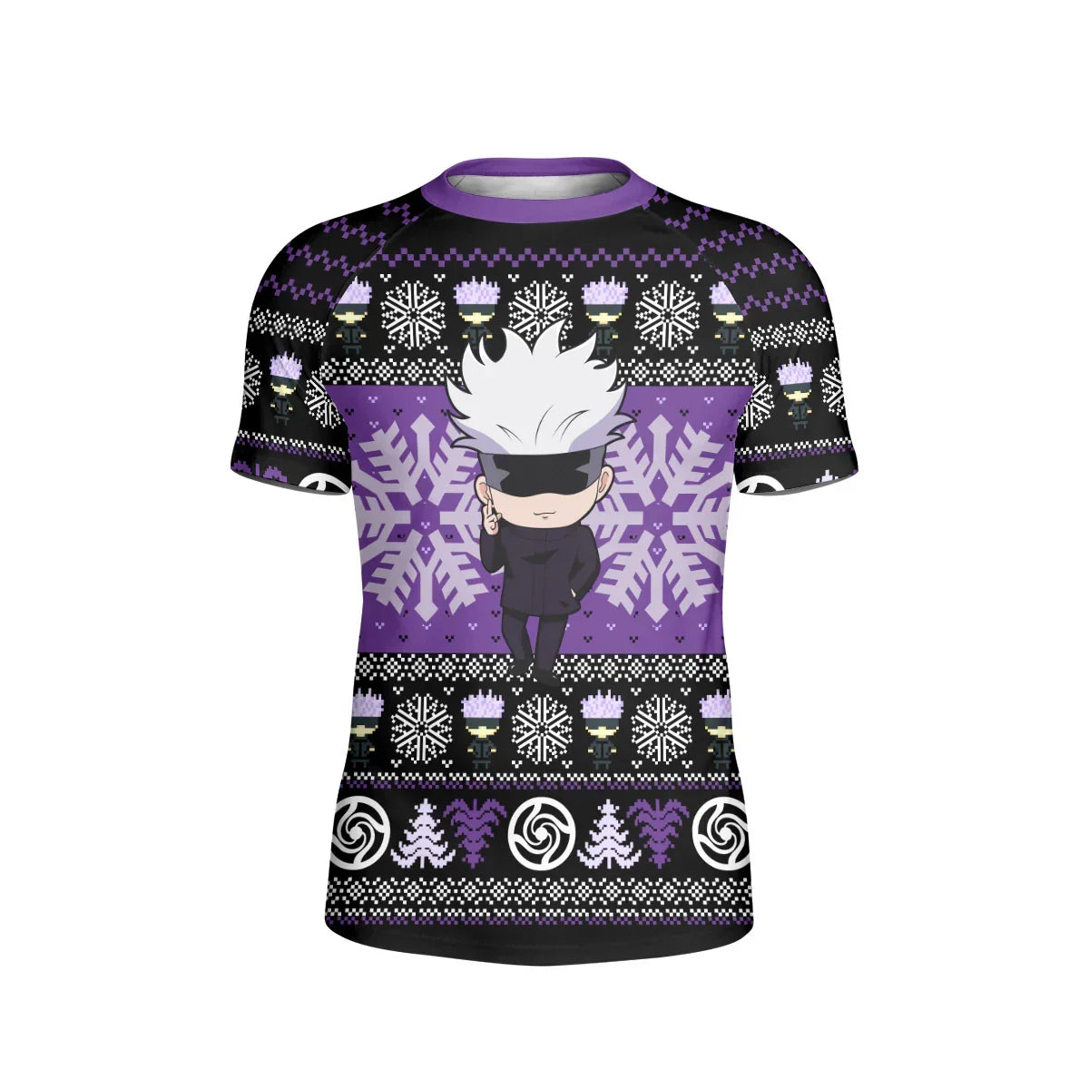 Jujutsu Kaisen Gojo Christmas Kids Rash Guard