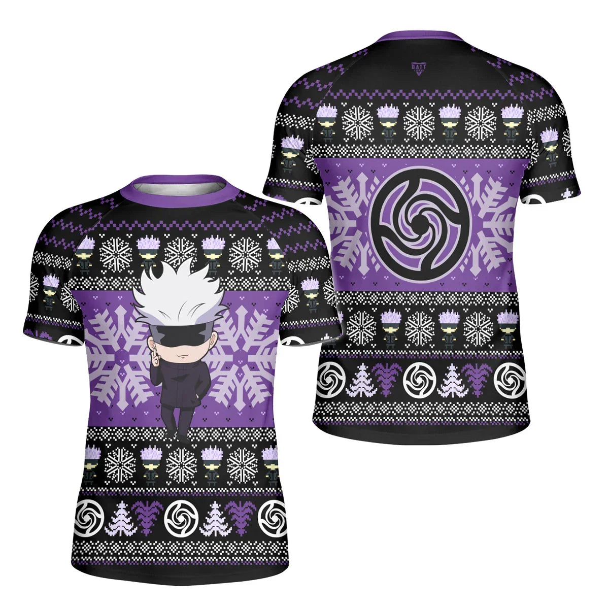 Jujutsu Kaisen Gojo Christmas Kids Rash Guard