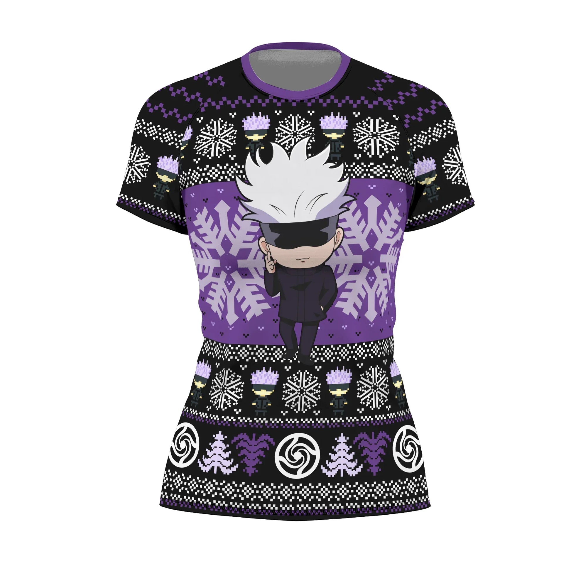 Jujutsu Kaisen Gojo Christmas Rash Guard