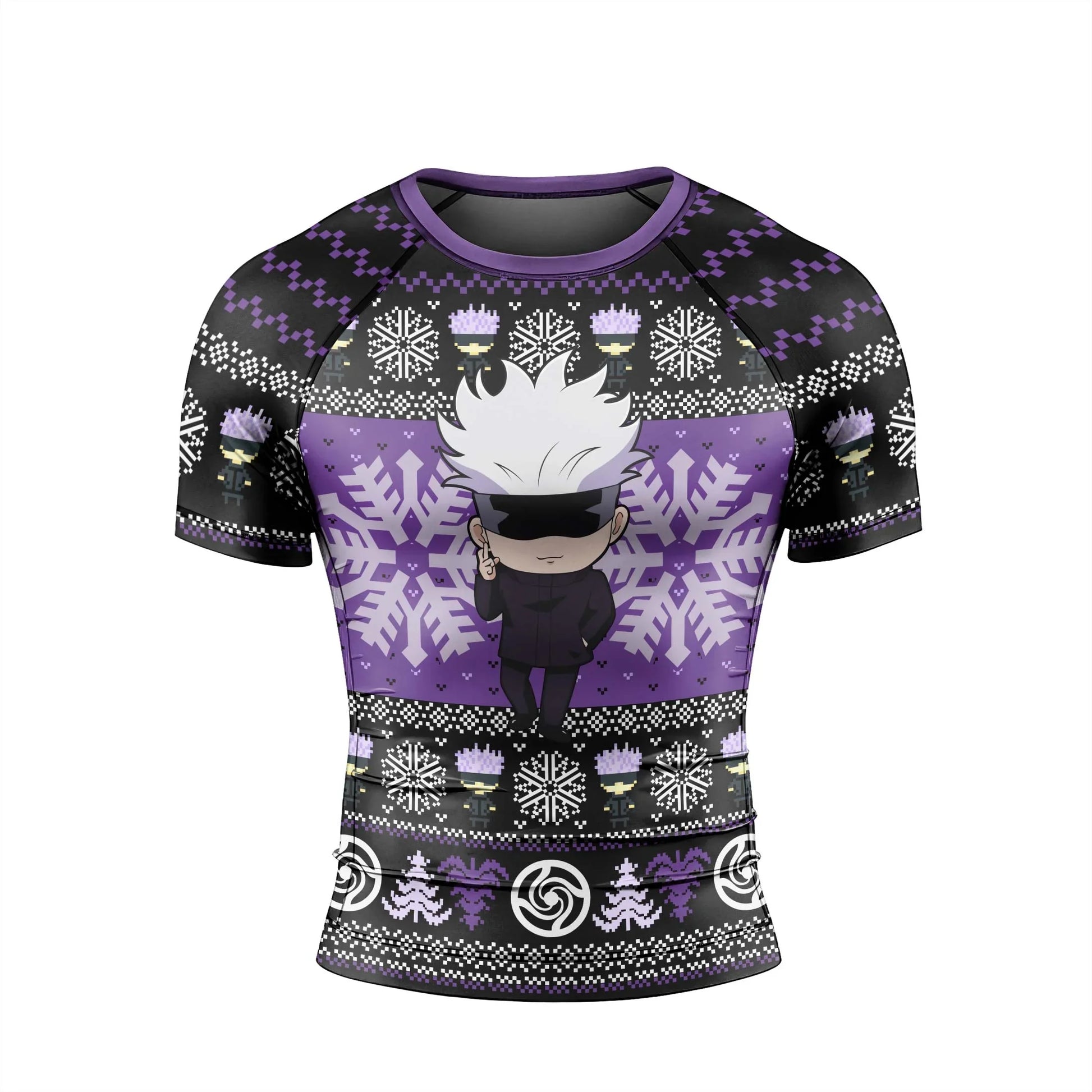 Jujutsu Kaisen Gojo Christmas Rash Guard