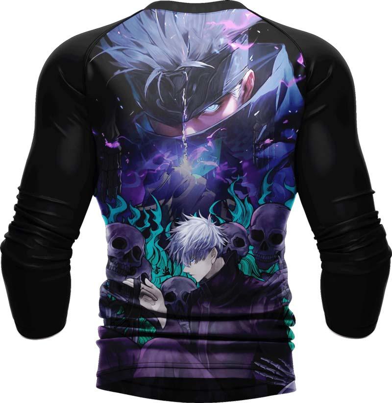 Jujutsu Kaisen Gojo Satoru Six Eyes Long Sleeve Rash Guard