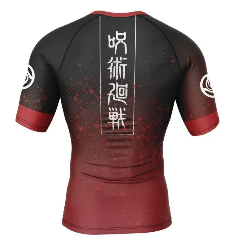 Jujutsu Kaisen Sukuna Hand Rash Guard | Jiu Jitsu Rash Guard