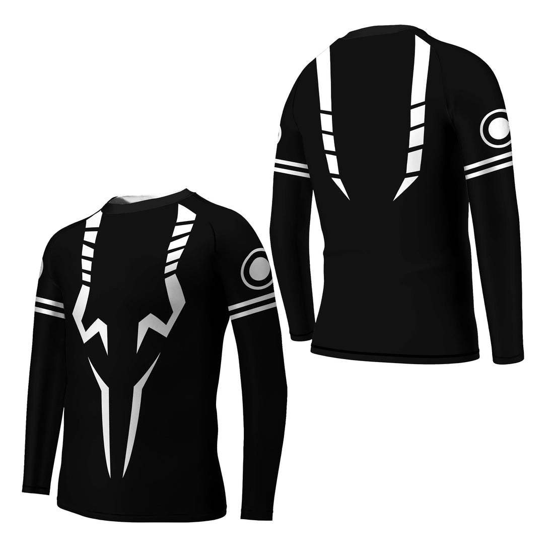 Jujutsu Kaisen Sukuna White Symbol Kids Rash Guard