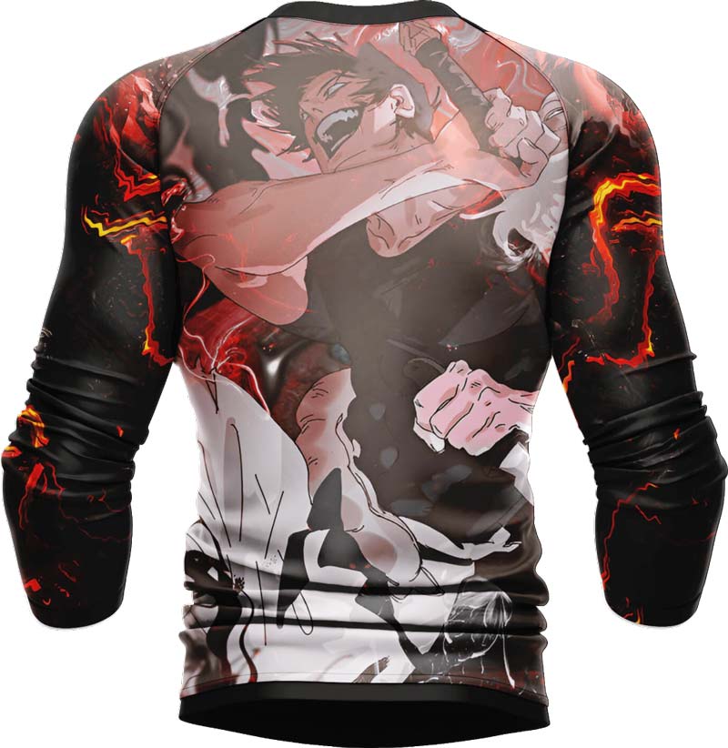 Jujutsu Kaisen Toji Fushiguro Sorcerer Killer Long Sleeve Rash Guard