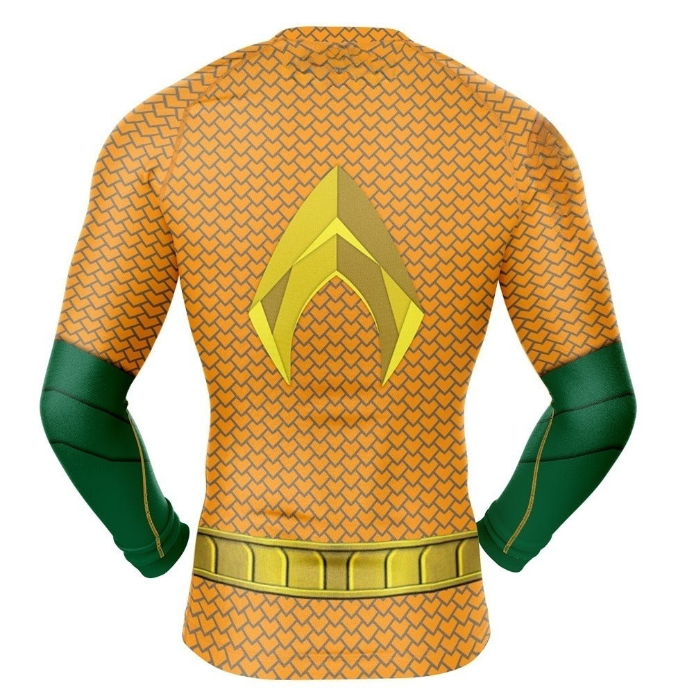 Justice League Aquaman Cosplay Rash Guard