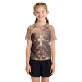 Justice League Wonder Woman Cosplay Kids Rash Guard