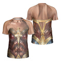 Justice League Wonder Woman Cosplay Kids Rash Guard