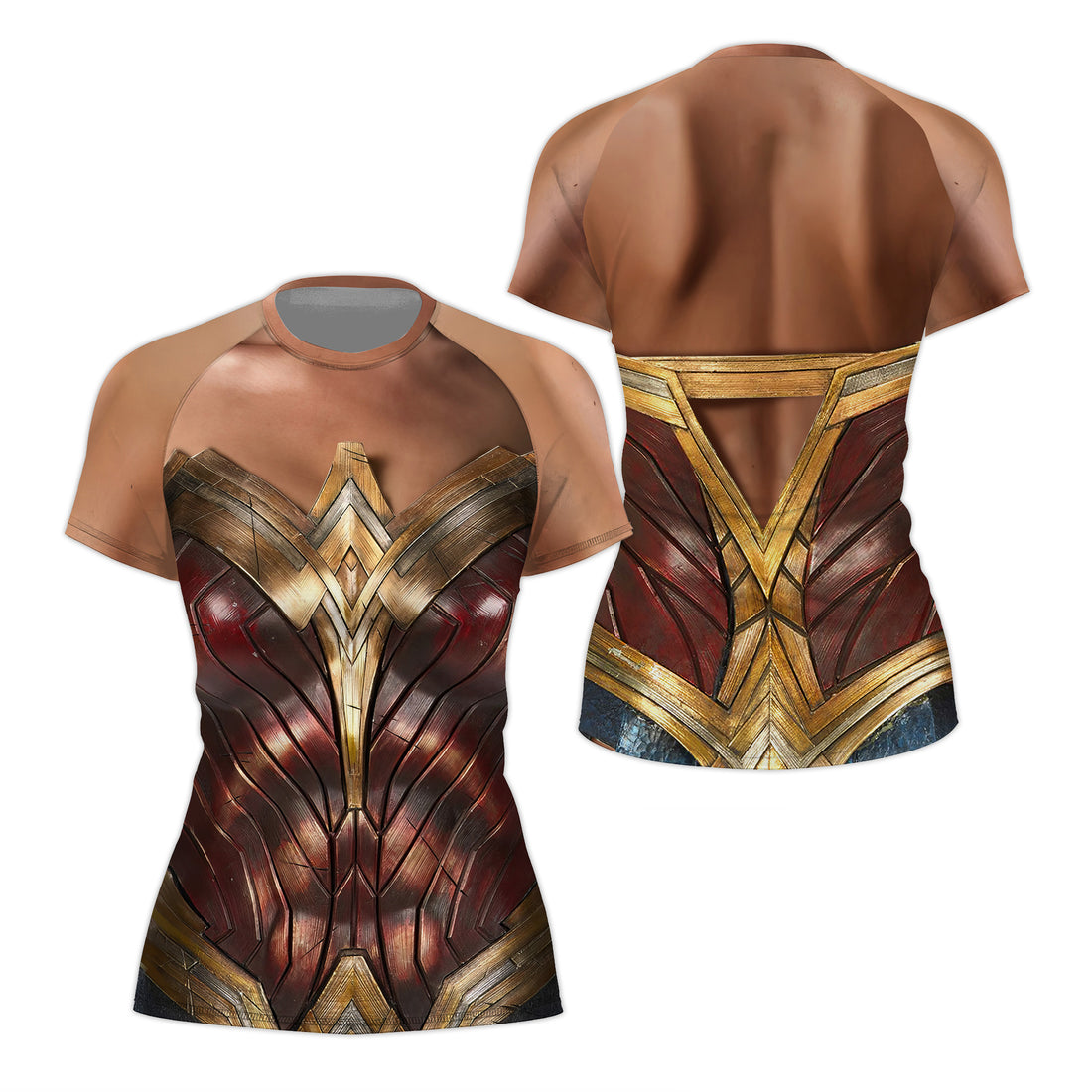 Justice League Wonder Woman Cosplay Rash Guard