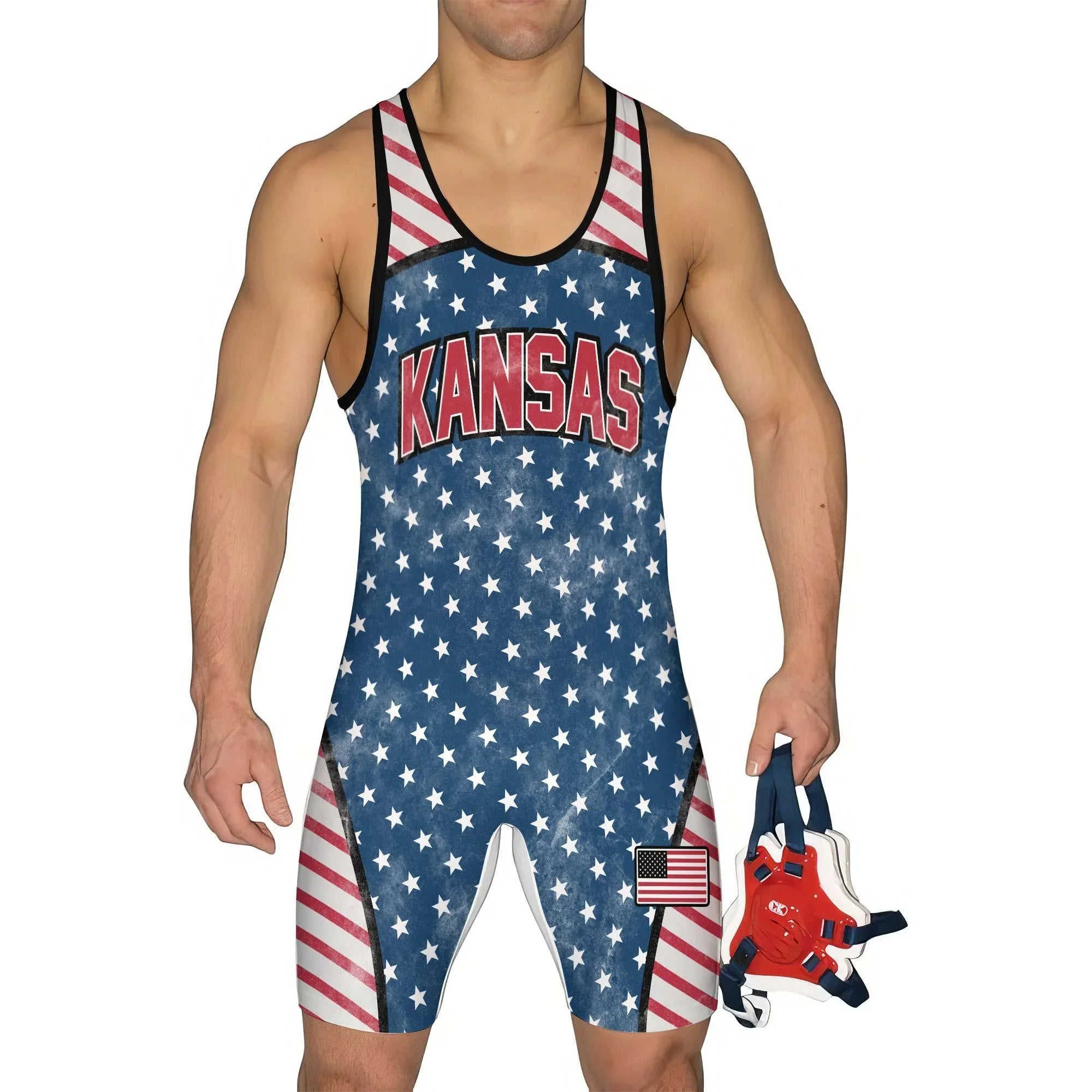 USA wrestling レスリング シングレット S WrestlingMart USA Breakdown Singlet