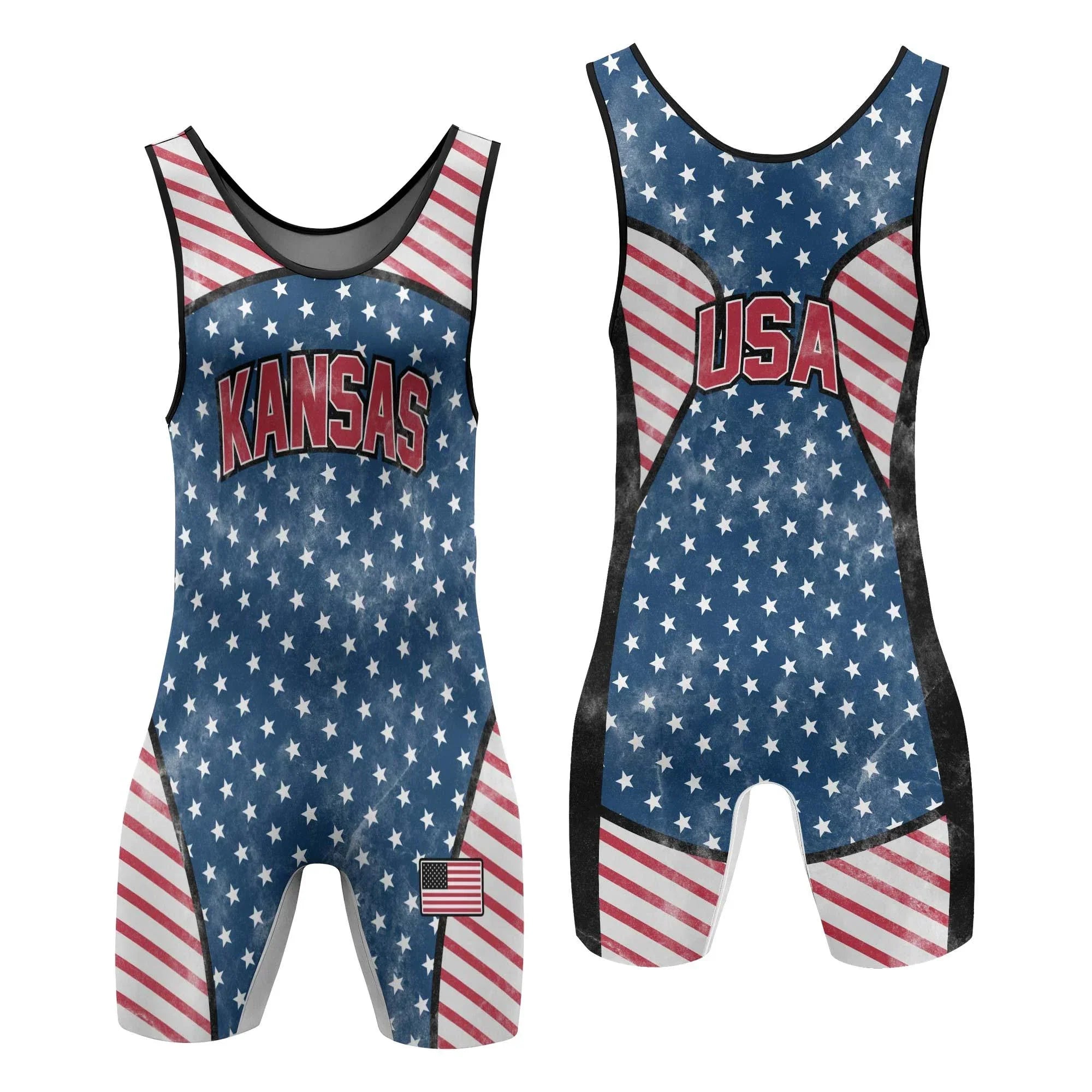 Kansas USA Wrestling Singlet - Dynamic Athletic Wear