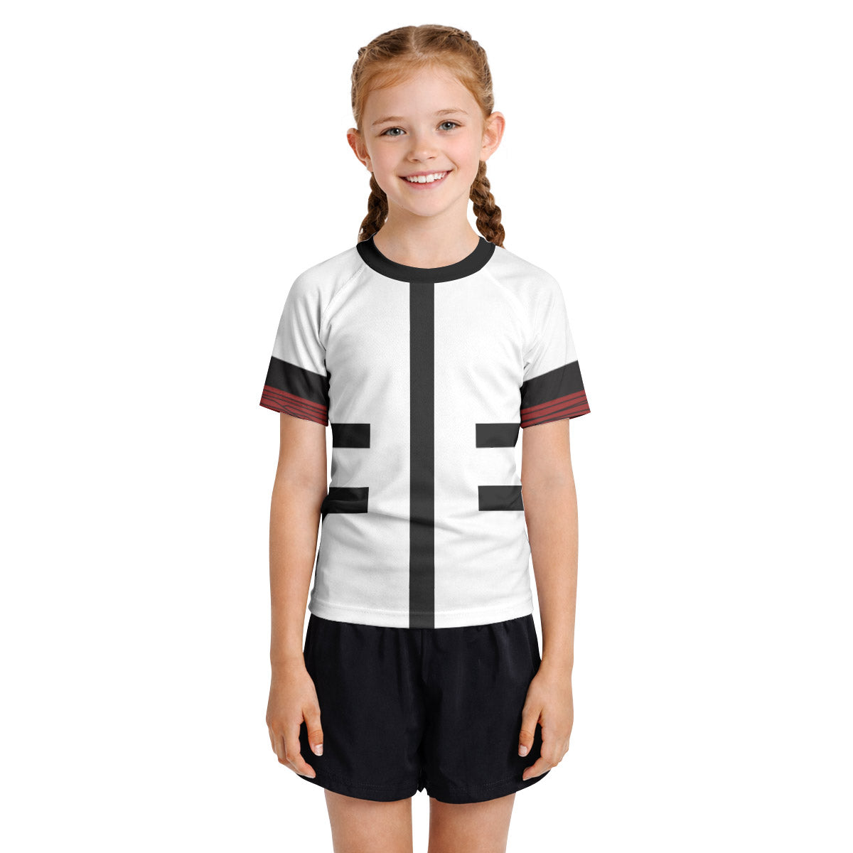 Kenshin Sanosuke Sagara Cosplay Kids Rash Guard