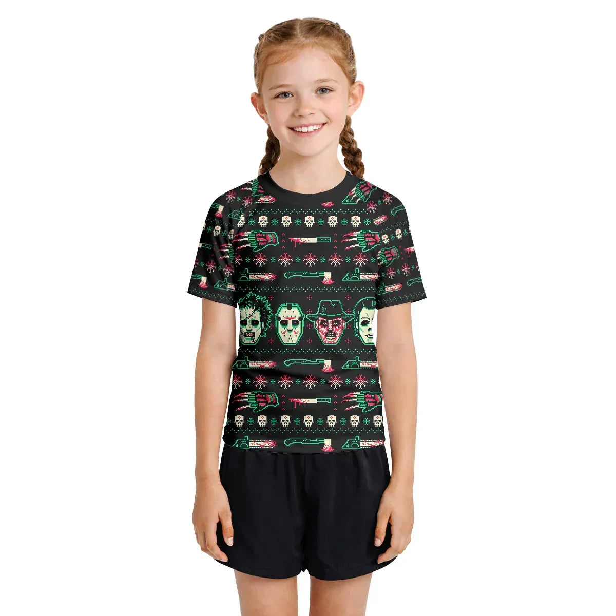 Killer Christmas Kids Rash Guard