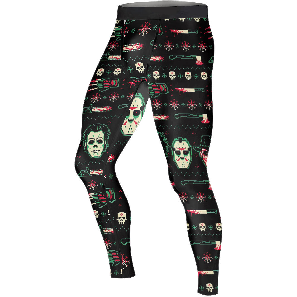 Killer Christmas Men's Compression Leggings
