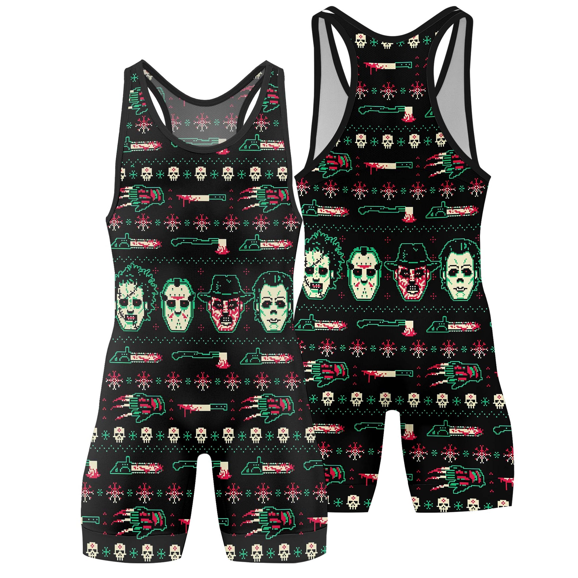 Killer Christmas Wrestling Singlet