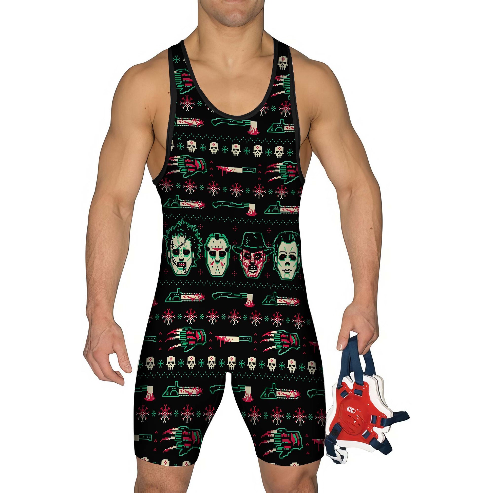 Killer Christmas Wrestling Singlet