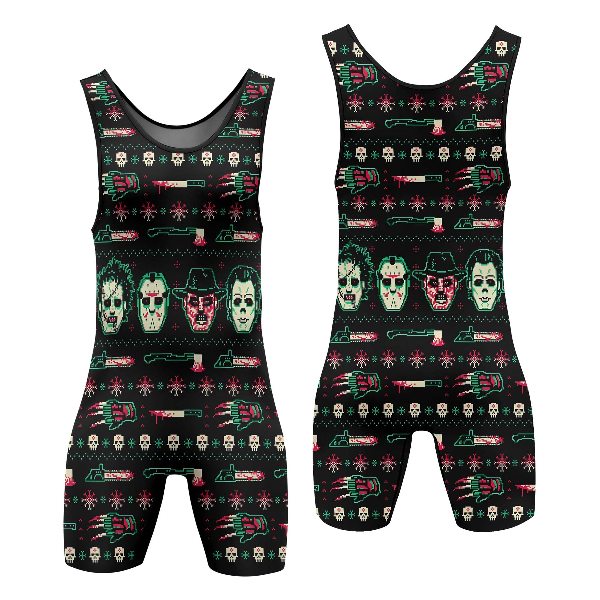 Killer Christmas Wrestling Singlet