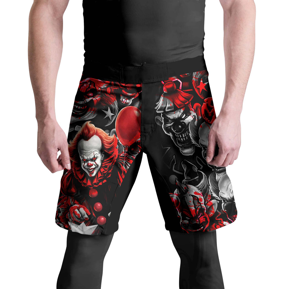 Killer Clown Pennywise Fight Shorts