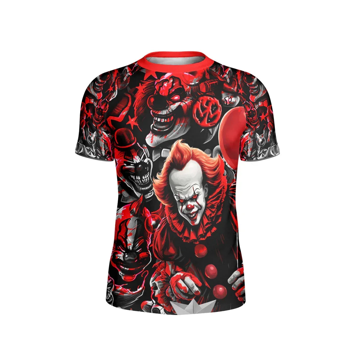 Killer Clown Pennywise Kids Rash Guard