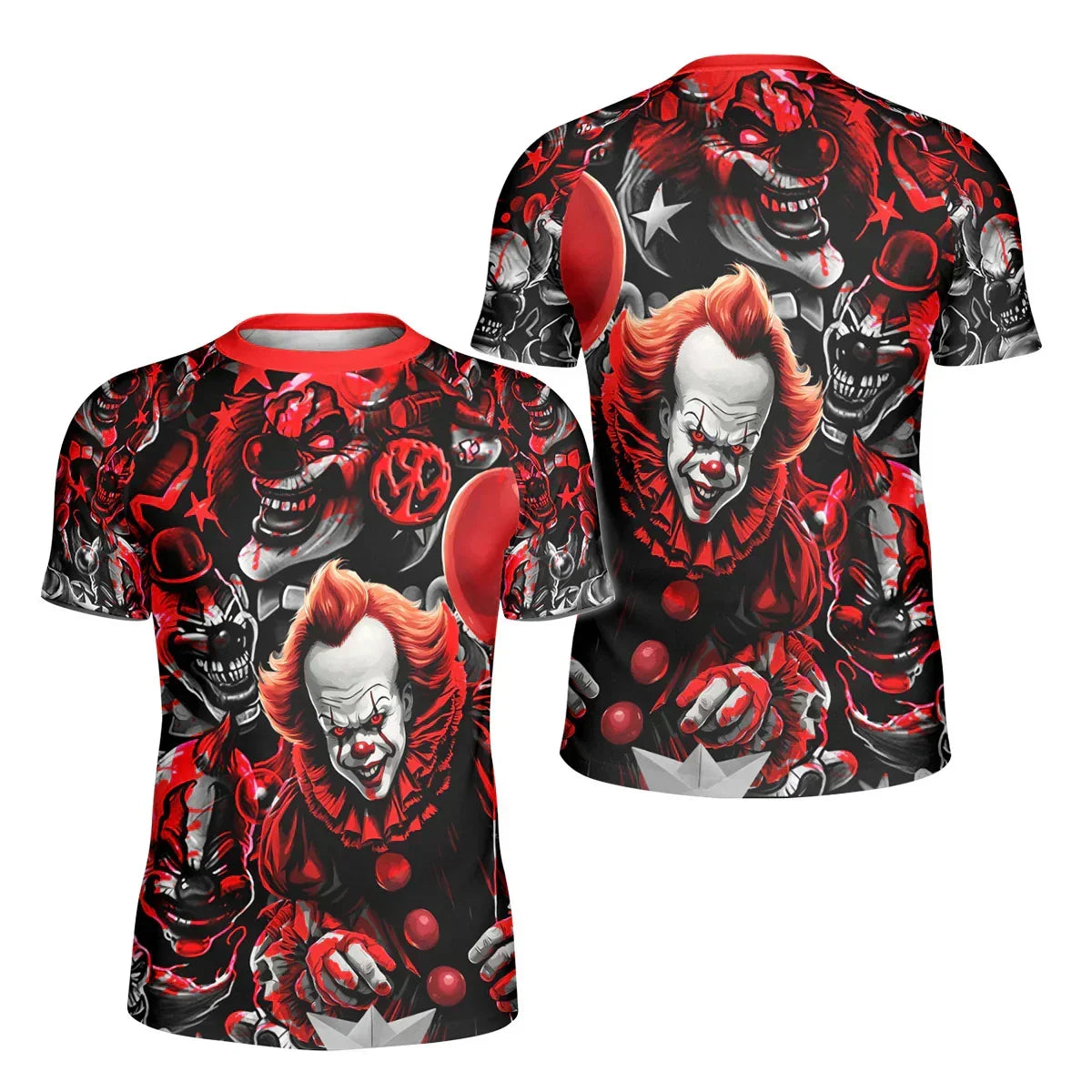 Killer Clown Pennywise Kids Rash Guard