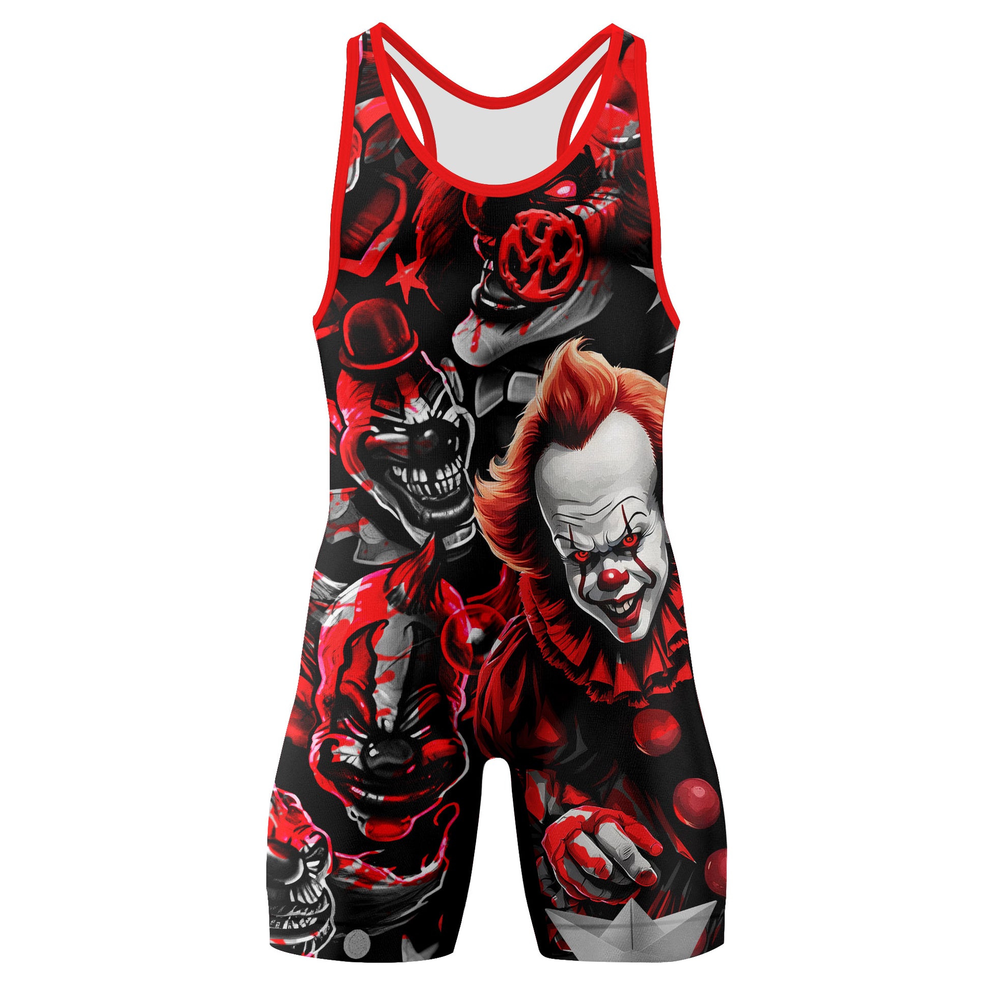 Killer Clown Pennywise Wrestling Singlet