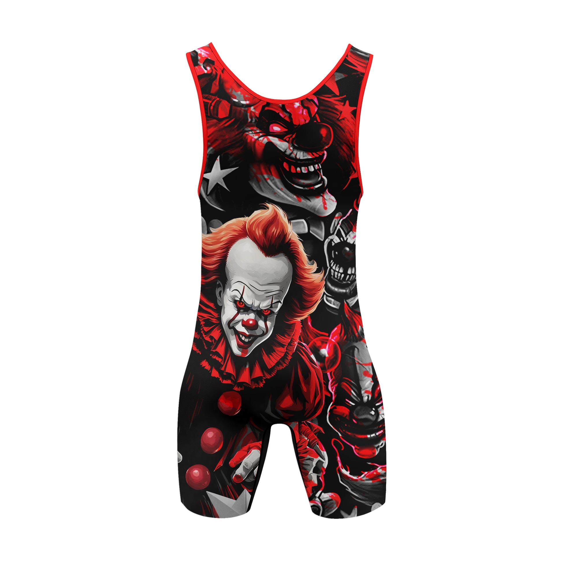 Killer Clown Pennywise Wrestling Singlet