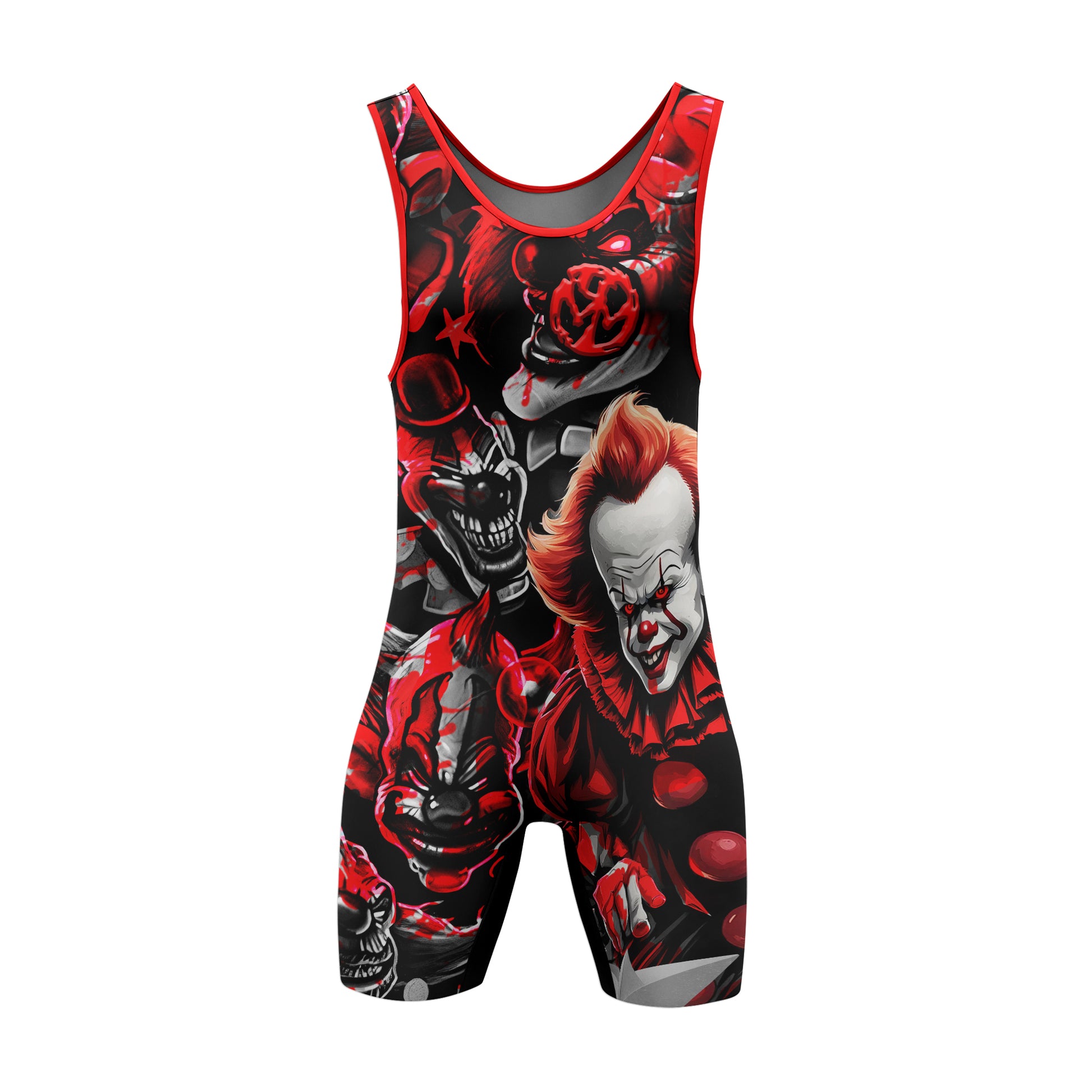 Killer Clown Pennywise Wrestling Singlet