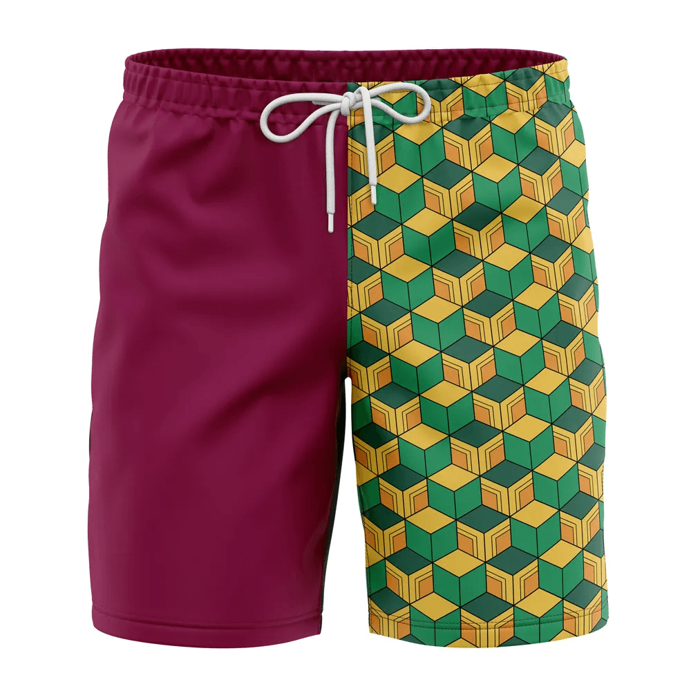 Kimetsu No Yaiba Giyu Tomioka Swim Trunks