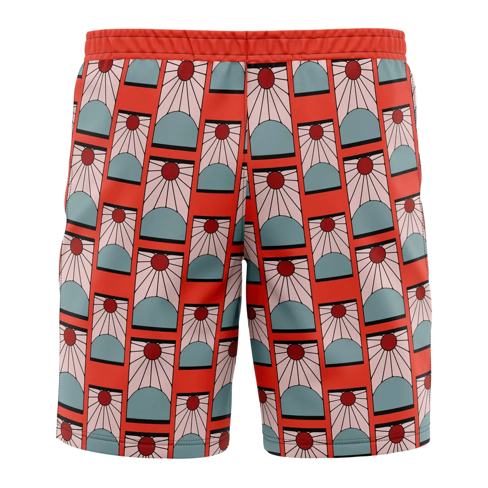 Kimetsu No Yaiba Hanafuda Earrings Swim Trunks
