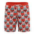 Kimetsu No Yaiba Hanafuda Earrings Swim Trunks