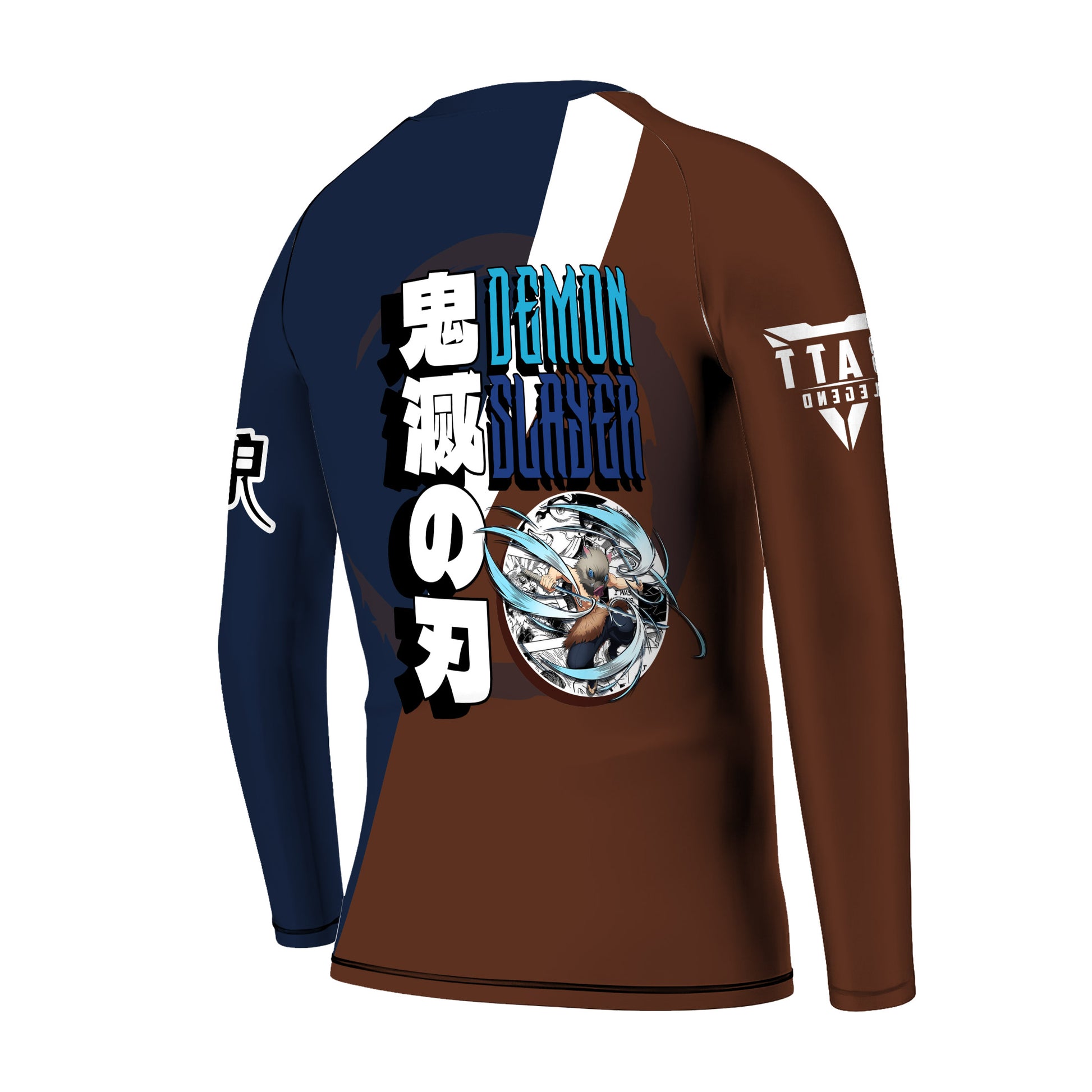 Kimetsu No Yaiba Hashibira Inosuke Kids Rash Guard