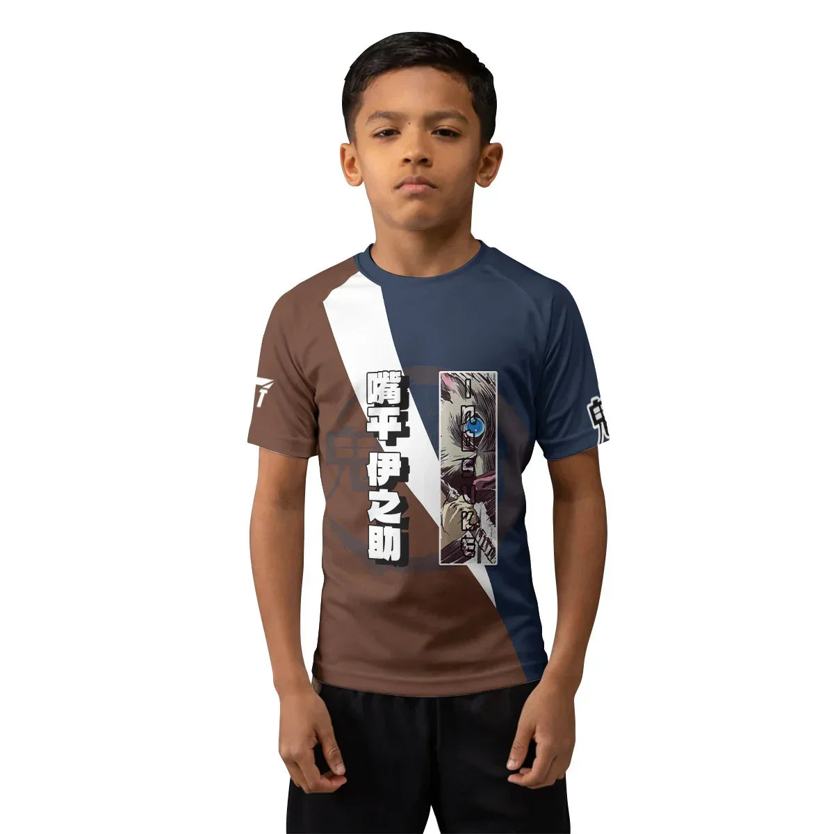 Kimetsu No Yaiba Hashibira Inosuke Kids Rash Guard