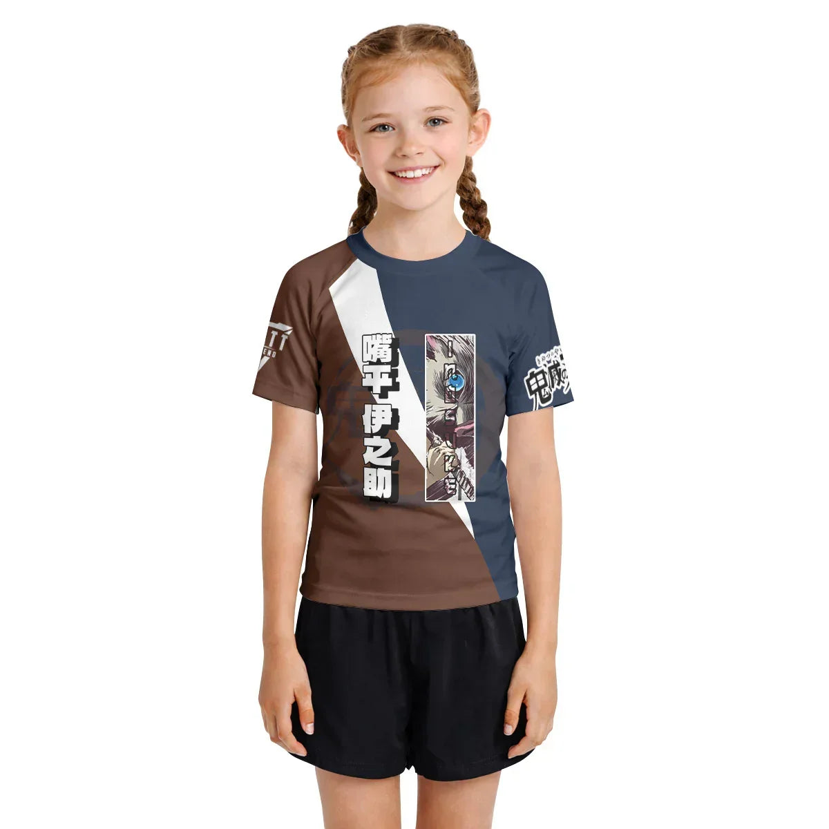 Kimetsu No Yaiba Hashibira Inosuke Kids Rash Guard