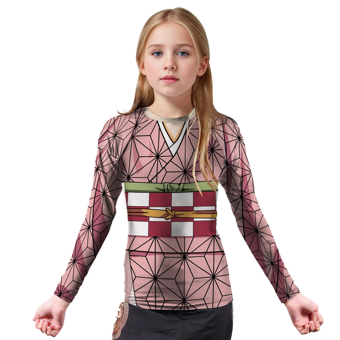 Kimetsu No Yaiba Kamado Nezuko Kimono Kids Rash Guard