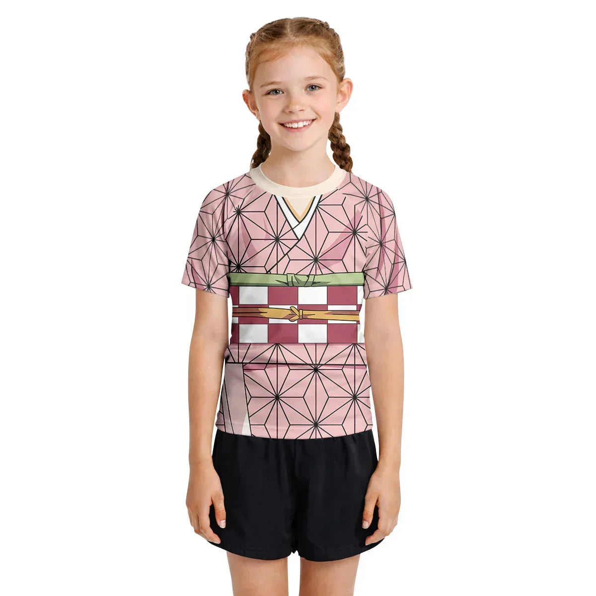 Kimetsu No Yaiba Kamado Nezuko Kimono Kids Rash Guard