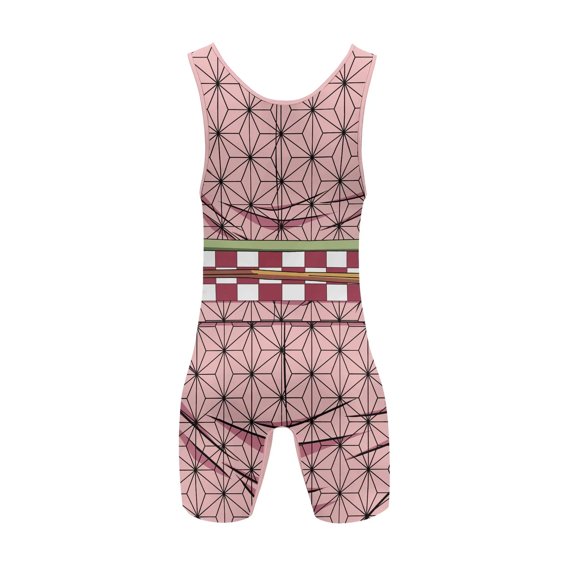 Kimetsu No Yaiba Kamado Nezuko Kimono Wrestling Singlet