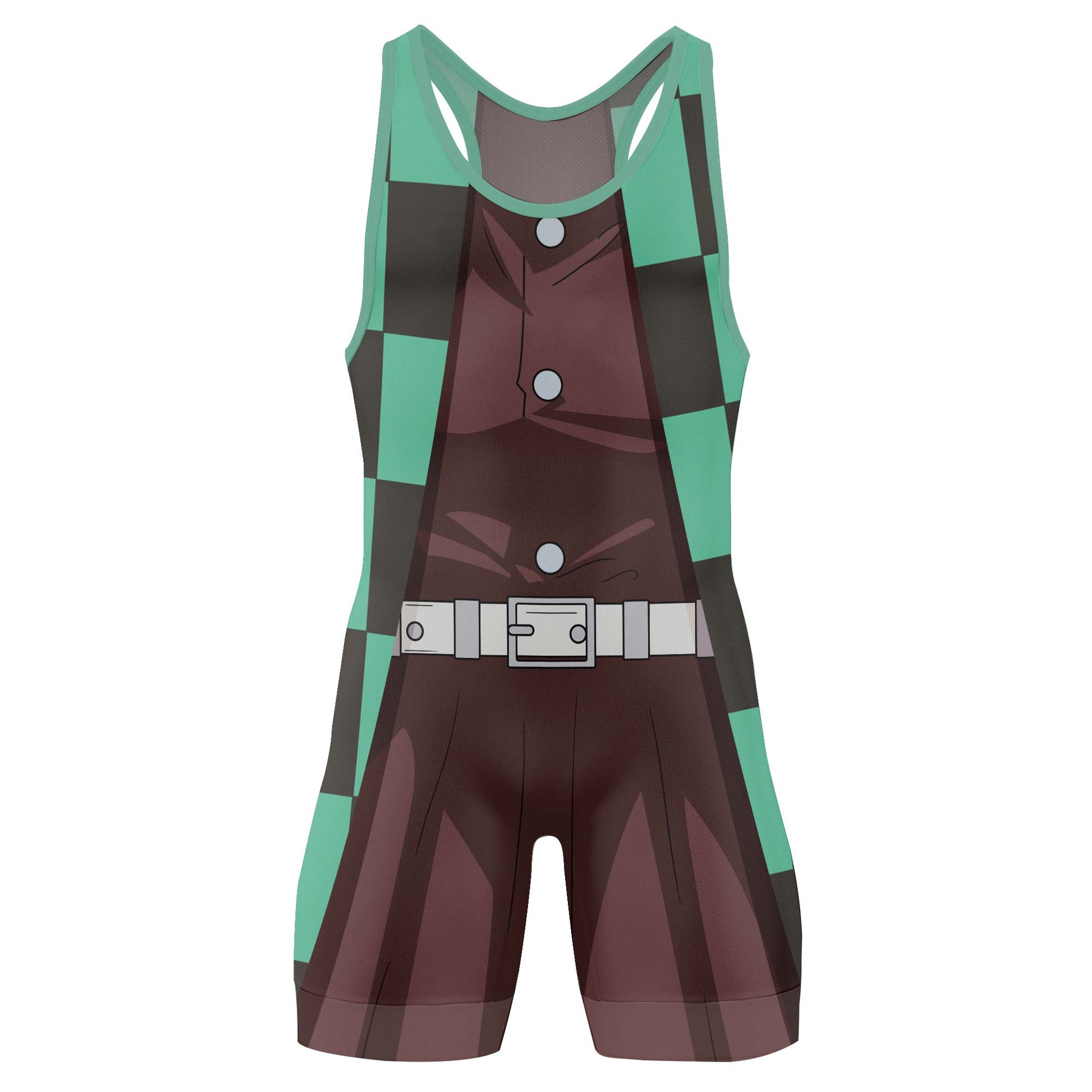 Kimetsu No Yaiba Kamado Tanjiro Wrestling Singlet