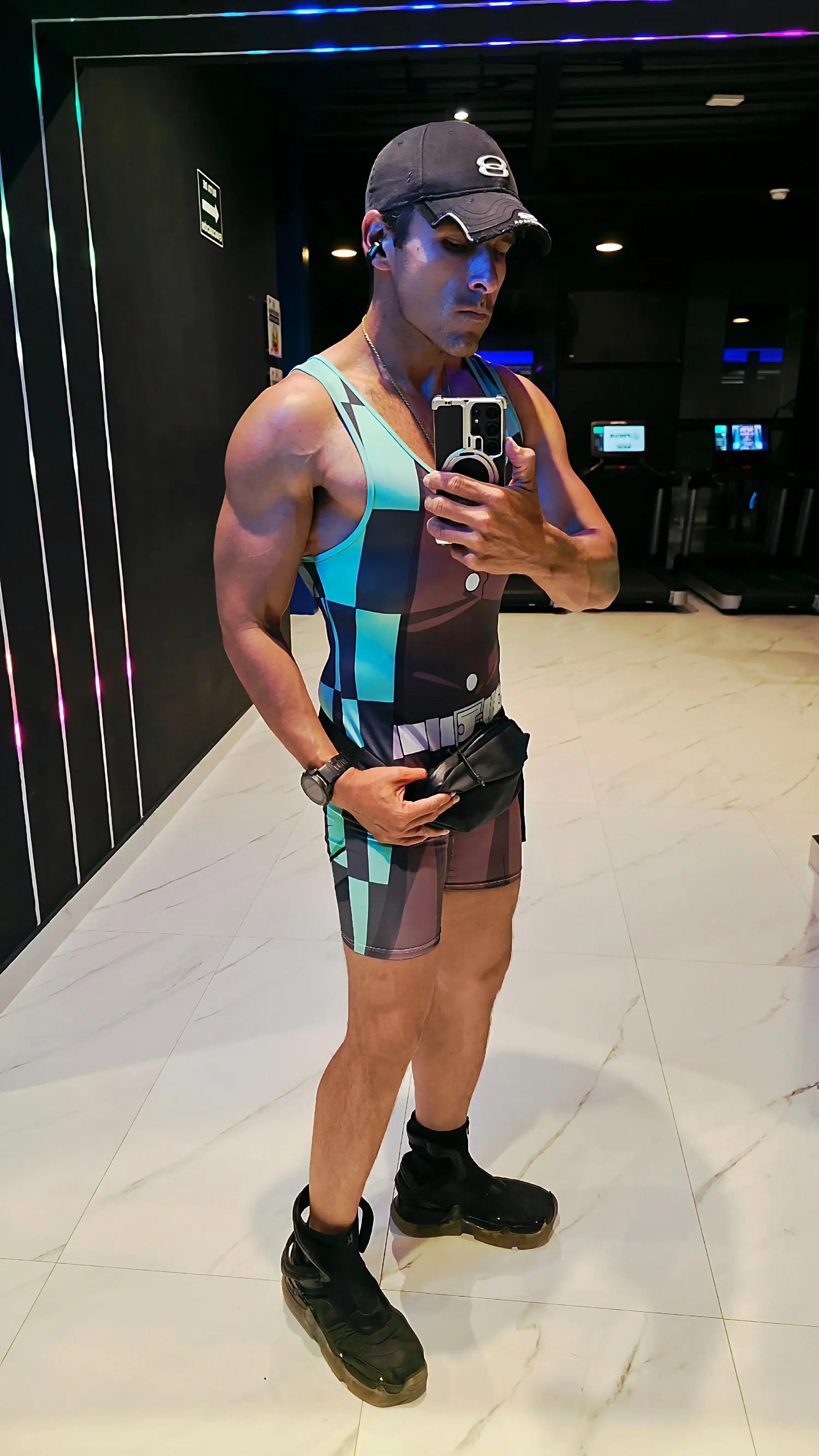 Kimetsu No Yaiba Kamado Tanjiro Wrestling Singlet